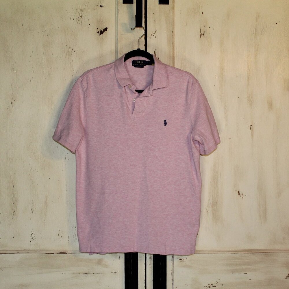 Ralph Lauren Polo Classic‎ Fit 100% cotton pink short-sleeve size M